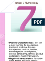 Number 7 Numerology