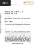 Ethnic Minorities and Mental Health