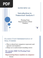 Introduction To Numerical Analysis I: Math/Cmpsc 455