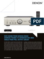 Denon PMA-1520AE Productinfo PDF en