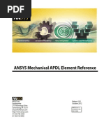 ANSYS Mechanical APDL Element Reference