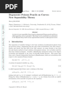 Degenerate Poisson Pencils On Curves New Separability Theory - Blaszak