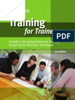 Training: For Trainers