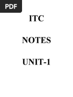 Itc Notes