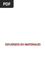 Esfuerzos en Materiales