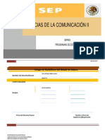 Ciencias de La Comunicacion II