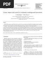 Causes, Impact and Control of Overbreak in Underground Excavations