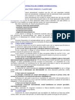 Contractul de Comert International 1. Concept, Caractere Juridice, Clasificare 1.1. Concept