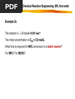 Bung 1 Chemical Reaction Engineering Examples 01