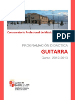 Programacion Guitarra 20122013