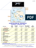 Schedule Antartica