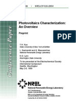 Photovoltaic Characterization