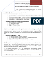 Industrial Automation - Technical Interview Questions