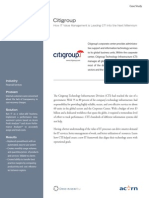 Citigroup Case Study