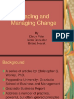 Leading and Managing Change