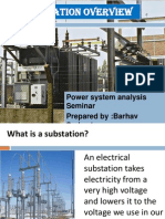 Substation Overview: Power System Analysis Seminar Prepared By:barhav Sarbast Date:14/1/2014