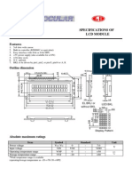 LCD 16x2 - GDM1602K-Extended