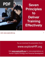 Principles of Training