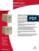 Micom P12X/Y: Three Phase and Earth Fault Overcurrent Relays