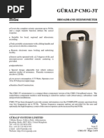 3T Broadband Seismometer