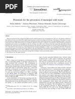 Salhofer Et Al 2008 Potentials For The Prevention of Municipal Solid Waste