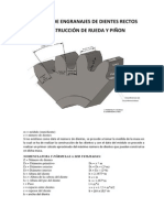 Calculo de Engranajes de Dientes Rectos - Ejercicio