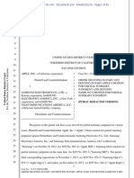 14-01-21 Apple v. Samsung Summary Judgment Order