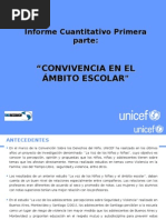 Estudio Convivencia Escolar Unicef