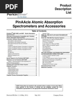 PinAAcle 900 AA Product Description List - 2011-06-06