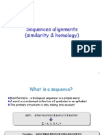 Sequences Alignments (Similarity & Homology)