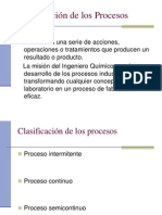 Clasificación de Los Procesos