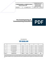 DZ PQ 001 R3 Pre Commissioning & Commissioning Execution Plan