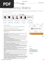 Competency Matrix