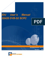 s5420 Idu Dvb-s2 SCPC User Manual 851674 Rev p01