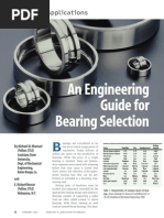 Engineering Guide For Bearing Selection