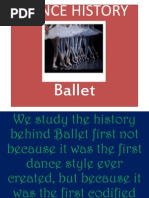 Ballet Dance History Powerpoint