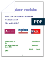 Analysis On The Basis of 7 Ps and Swot