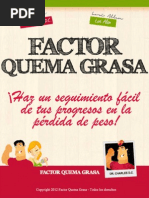 Descargar El Libro Factor Quema Grasa Completo.