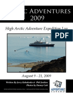 2009 Adventure Canada High Arctic Log