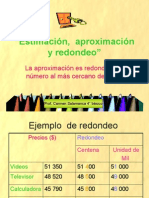 Estimación, Aproximación.