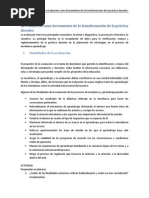 La Evaluación Como Herramienta de La Transformación de La Práctica Docente