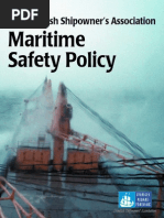 Maritime Safety Policy: The Swedish Shipowner's Association