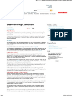 Sleeve or Plain Bearing Lubrication