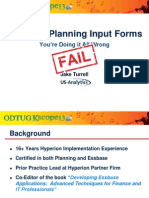 Hyperion Planning Input Forms