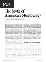 The Myth of American Meritocracy-Unz