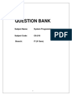 System Programming Question Bank