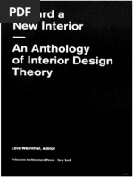 Anthology of Interior Design Theory