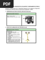 Fichas Tecnicas Equipo y Herramientas Varios PDF