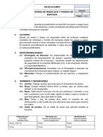 Procedimiento de Remolque y Fondeo de Barcaza