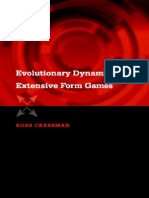 Evolutionary Dynamics and Extensive Form Games - Ross Cressman